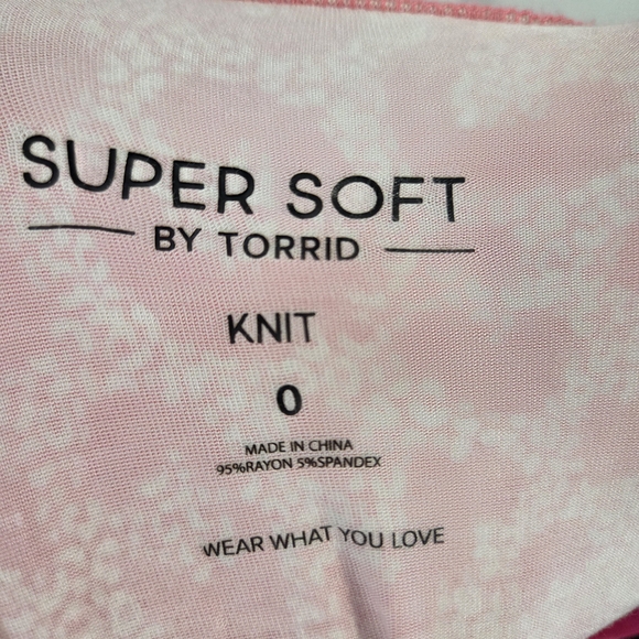 Torrid Leopard Pink Mini Super Soft Tank Dress- Size 0x - Picture 10 of 12